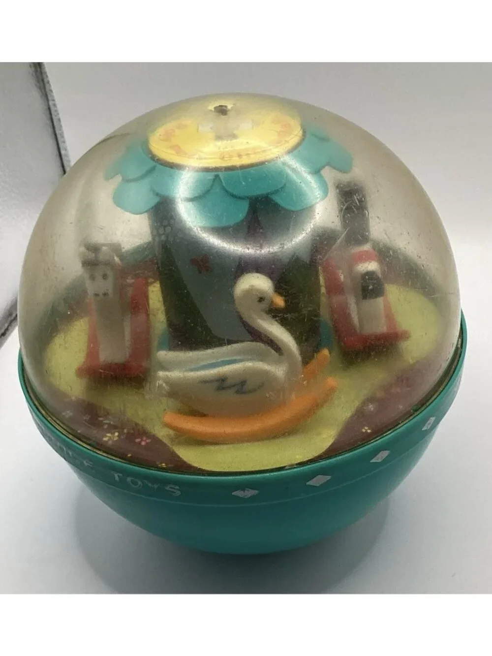1966 Vintage Fisher Price Roly Poly Chime Ball